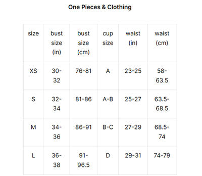 One Pieces & Clothing